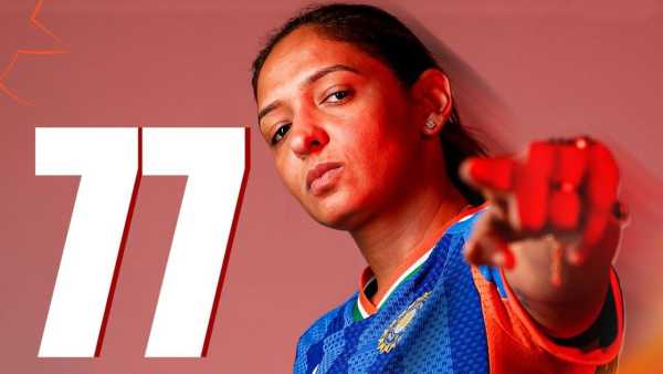 हरमनप्रीतला महिला टी20 आंतरराष्ट्रीय सामन्यांमध्ये सर्वात यशस्वी कर्णधार ठरली आहे. हरमनप्रीतने आतापर्यंत कर्णधार म्हणून 130 पैकी 77 सामने जिंकले आहेत.तिने ऑस्ट्रेलियाच्या मेग लॅनिंगला मागे टाकले आहे. (Photo- BCCI Women Twitter)