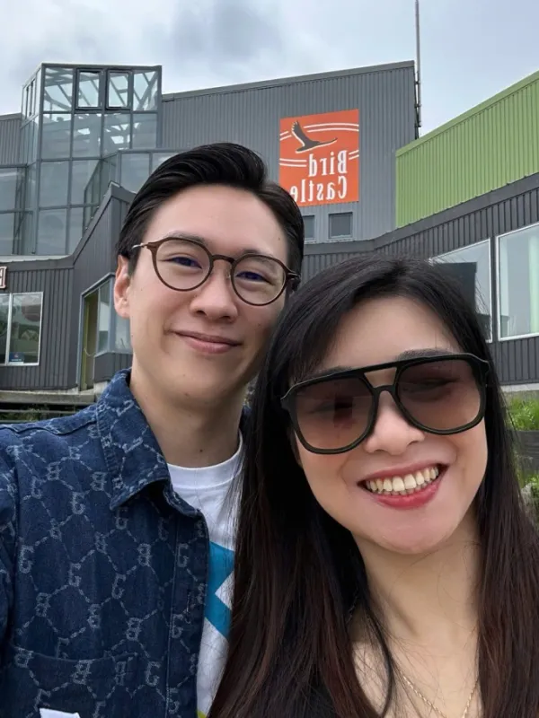 Shota and Dieu Thu... Photo: Aki