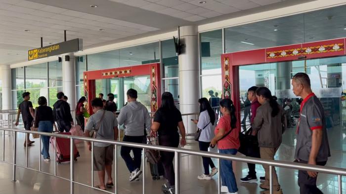 area keberangkatan Bandara Tjilik Riwut Palangka Raya