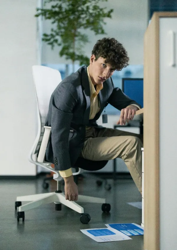 man who is overwhelmed at work