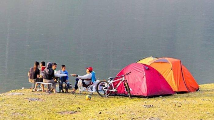 WADUK SERMO - Waduk Sermo sebagai salah satu rekomendasi tempat camping di Jogja.