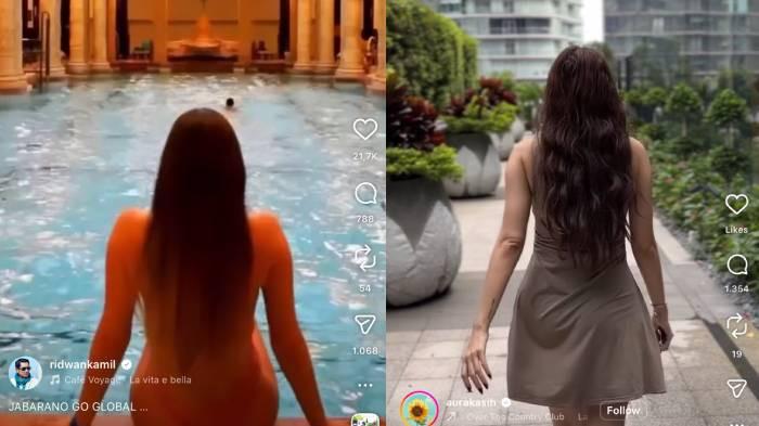 ISU PERSELINGKUHAN RIDWAN KAMIL - Postingan Ridwan Kamil yang diduga gunakan foto Aura Kasih dari belakang