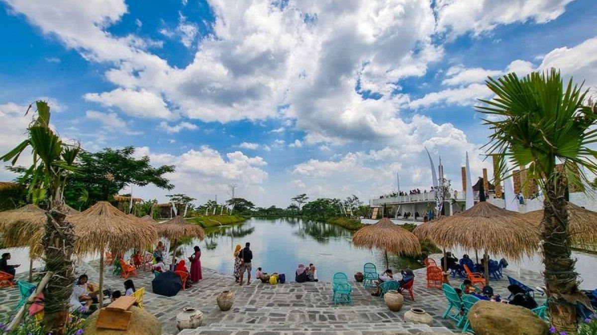 WISATA KLATEN - Spot instagramable di Wahana Soko Alas di Desa Ponggok, Klaten.