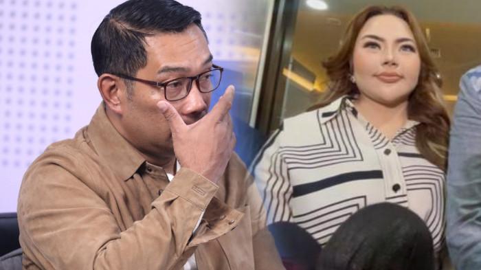 KASUS LISA MARIANA - Selebgram Lisa Mariana (KANAN) ditemui usai menjalani pemeriksaan sebagai tersangka di Bareskrim Polri, Jumat (24/10/2025). Mantan Gubernur Jawa Barat Ridwan Kamil (KIRI) menjawab pertanyaan saat wawancara khusus dengan Tribunnews di Kantor Tribun Network, Jakarta, Selasa (28/5/2024).  Lisa Mariana ucap syukur kini banyak endorse meski dihujat buntut kasusnya dengan Ridwan Kamil. 