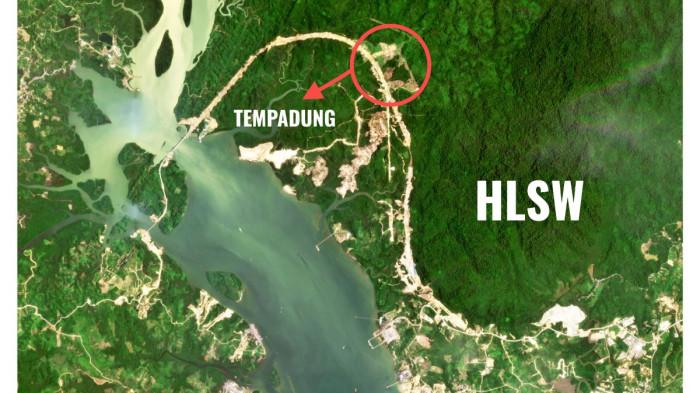 DEFORESTASI ANCAM HLSW - Deforestasi kembali mengancam Hutan Lindung Sungai Wain. Pembukaan lahan yang berlangsung sejak 2022 kian meluas, memicu sorotan tajam atas lemahnya pengawasan kawasan konservasi strategis Balikpapan. (HO/HLSW)