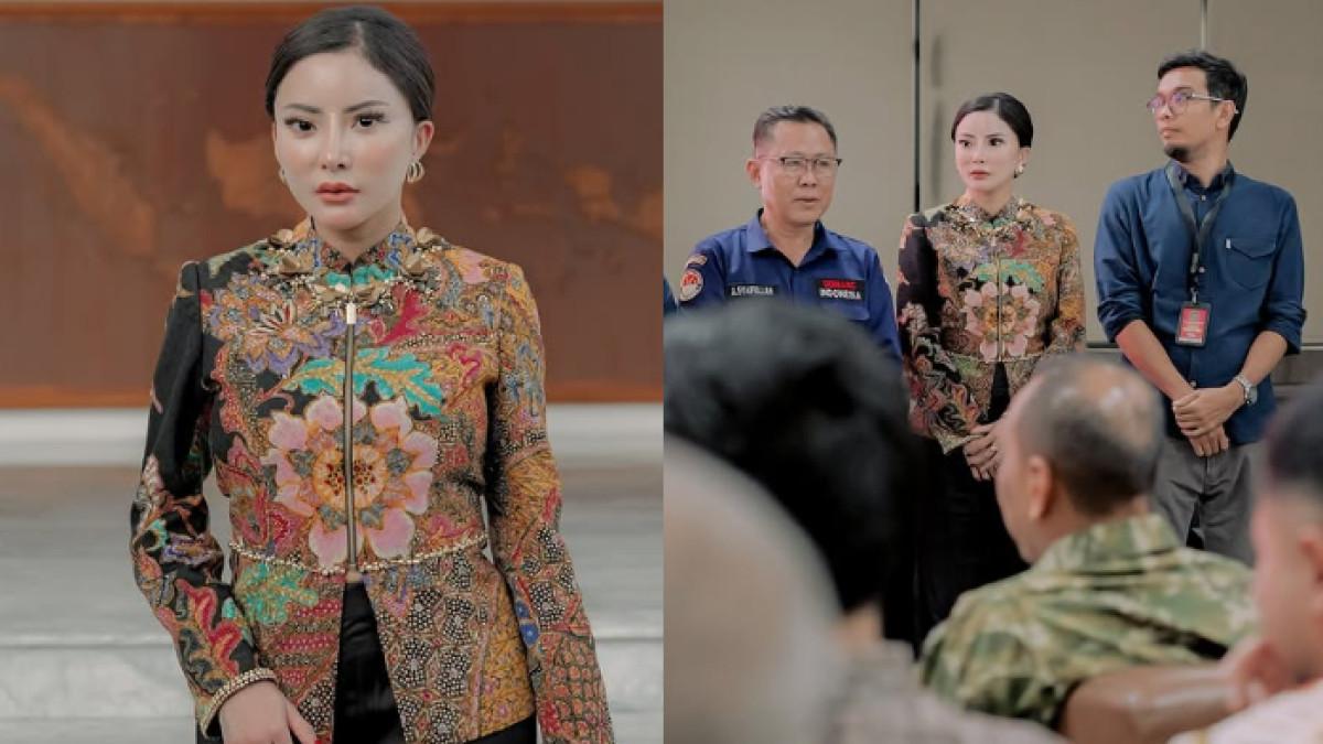 PELANTIKAN AYU AULIA - Ayu Aulia dilantik menjadi tim kreatif Kementerian Pertahanan RI. Ia sesumbar melalui tes tanpa bantuan orang dalam atau ordal.