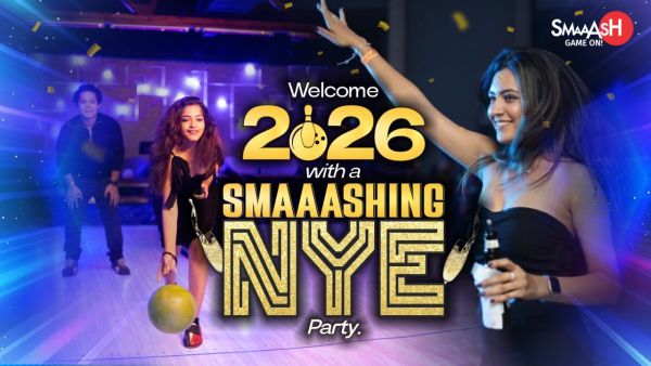 New Year's Eve 2026 At SMAAASH | Mumbai