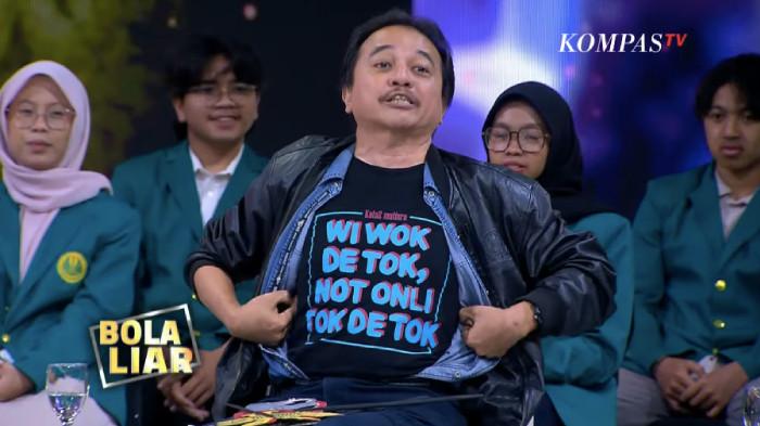 ROY TANTANG JOKOWI - Pakar telematika, Roy Suryo tampil dalam program BOLA LIAR Kompas TV tayang Jumat (12/12/2025). Pakar telematika, Roy Suryo, secara terbuka menantang Jokowi untuk segera menyebutkan nama sosok besar yang dimaksud agar kegaduhan politik tidak berlarut-larut. Sementara itu, Pengamat Politik menilai pernyataan Jokowi tersebut ibarat menabuh terompet perang. 