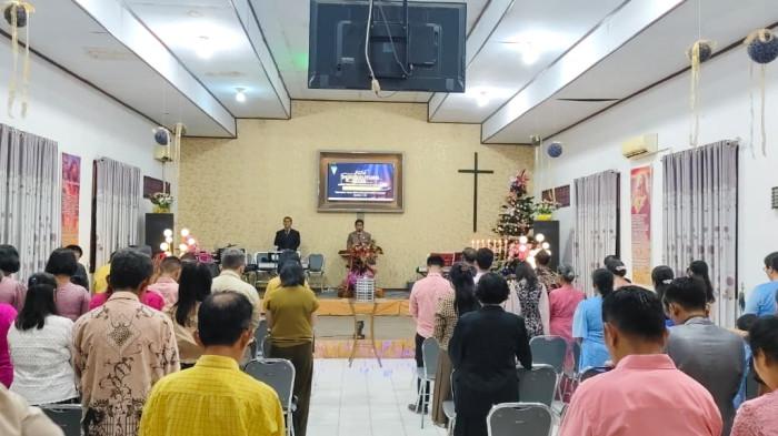 Pengurus Gereja Pentakosta Daerah Jambi Sumbagsel mengadakan Perayaan Natal Persekutuan pada hari Jumat, 12 Desember 2025.