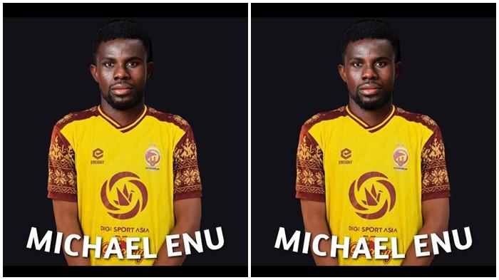 WELCOME MICHAEL ENU - Michael Enu, stoper asing asal negara Ghana dikabarkan bakal segera didatangkan Sriwijaya FC jelang dibukannya transfer window Pegadaian Championship 2025/26. 