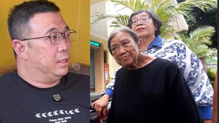 KRONOLOGI - Tangkapan layar Samuel Ardi Kristanto (kiri) dan Nenek Elina (kanan).