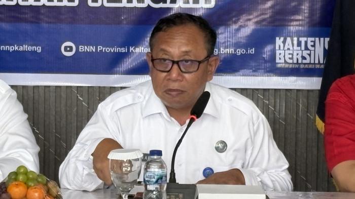 PRESS RELEASE - Kepala BNNP Kalimantan Tengah, Kombes Pol Mada Roostanto, Senin (29/12/2025).