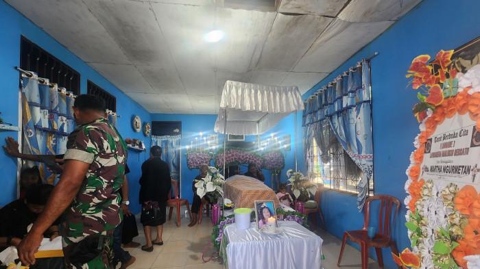 KEMATIAN IBU HAMIL - Pantauan Tribun Papua.com di rumah duka Marta Ngurmetan pada Senin, (29/12/2025). Marta meninggal dunia saat proses persalinan di Rumah Sakit Marthen Indey, Jayapura.