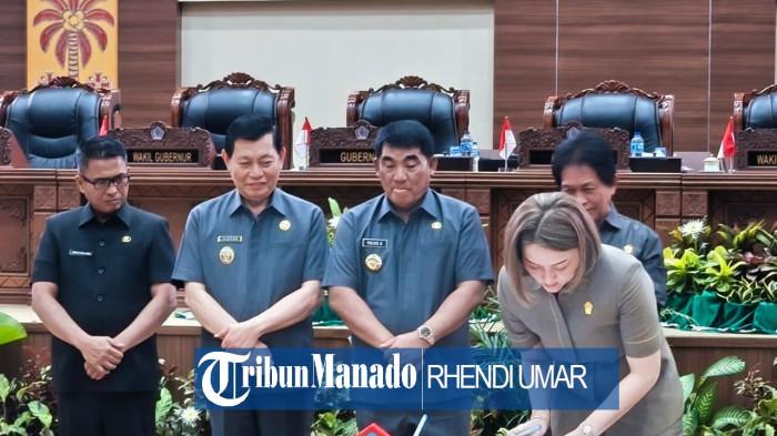 SINERGI - Gubernur Sulawesi Utara Yulius Selvanus Komaling (YSK) menyampaikan sejumlah poin penting dalam Rapat Paripurna DPRD Sulut terkait Penandatanganan Nota Kesepakatan Kebijakan Umum Anggaran (KUA) serta Prioritas Plafon Anggaran Sementara (PPAS) APBD Sulut Tahun Anggaran 2026. Rapat digelar di Kantor DPRD Sulut, Selasa (18/11/2025).