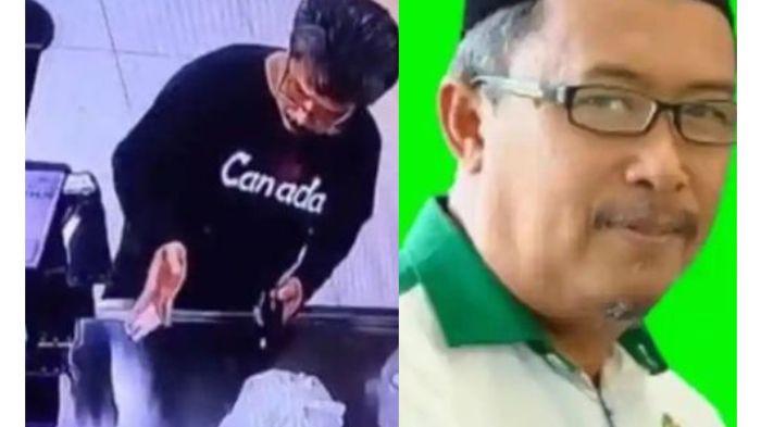 DOSEN - (kiri ke kanan) Foto AS yang beredar di media sosial. Dosen berstatus ASN berinisial AS terekam kamera CCTV meludahi wanita penjaga kasir swalayan di Jalan Perintis Kemerdekaan, Kecamatan Tamalanrea, Kota Makassar, Sulsel, Rabu (24/12/2025)