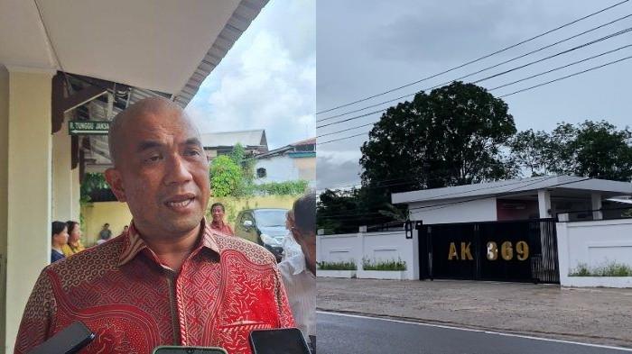 DISOROT - Sosok Andi Kusuma yang rumahnya didatangi Kejaksaan Tinggi (Kejati) Bangka Belitung pada Senin (29/12/2025). Foto Andi Kusuma saat ditemui awak media diruang tunggu PN Pangkalpinang usai menjalani persidangan, Kamis (22/8/2024).