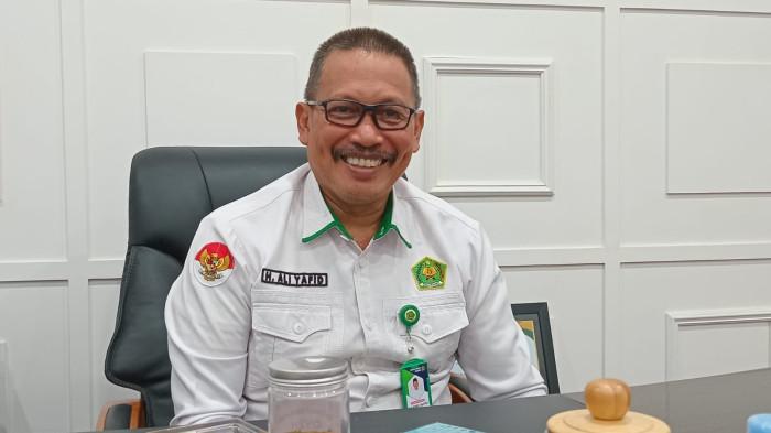 FOTO Kepala Kanwil Kemenag Sulsel Ali Yafid ditemui di Kantor Kemenag Sulsel Jl Nuri, Mariso Makassar, Selasa (30/2/2025)