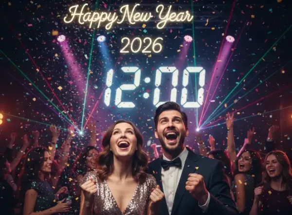 AI inspired photo ideas for New Year celebrations