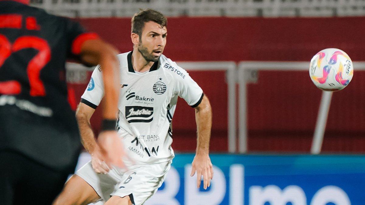Gelandang asing Persija Jakarta, Ramon Bueno di gelaran Liga 1 2024/2025.
