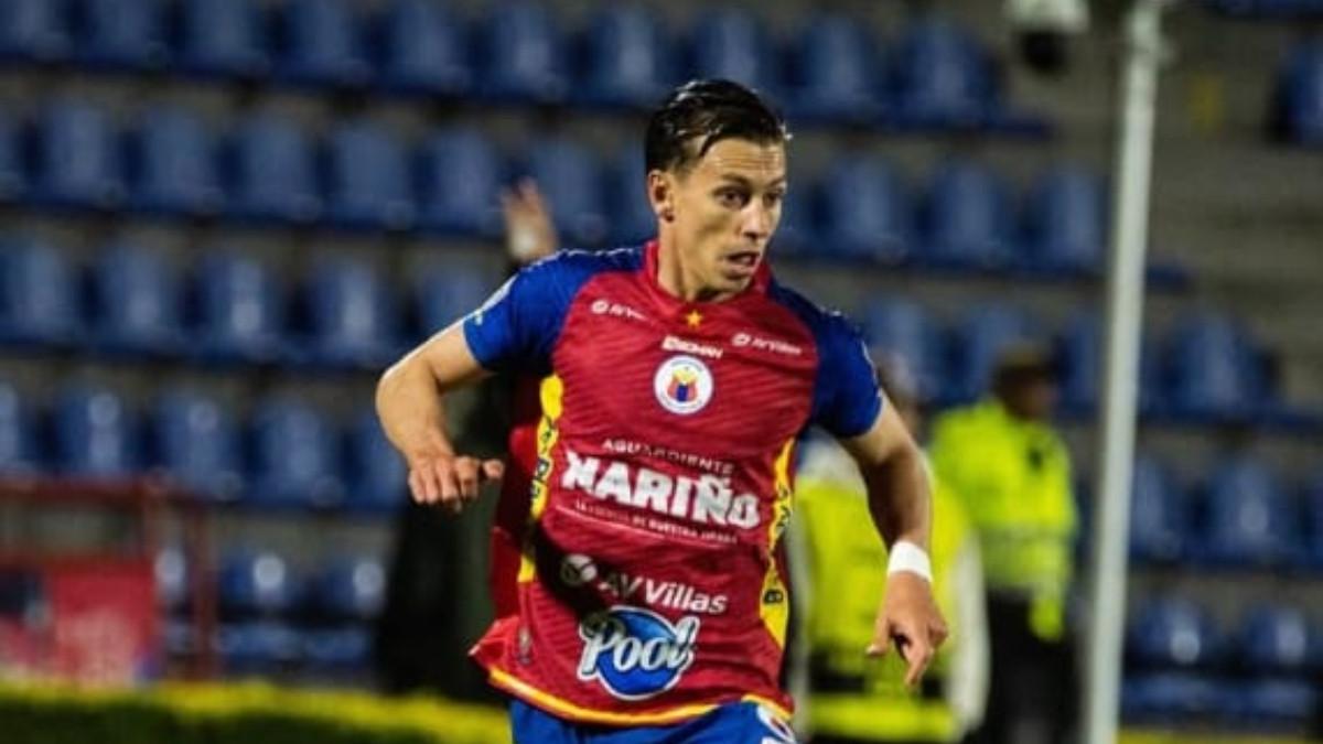 Potret Gonzalo Ritacco saat Deportivo Pasto melawan Real Santander di