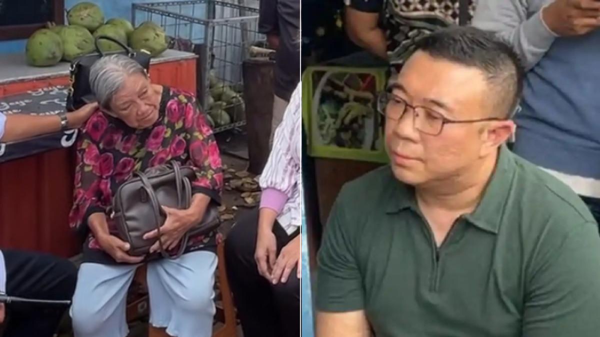 NENEK ELINA SURABAYA - Nenek Elina (kiri) Surabaya, dan seterunya, Samuel (kanan).