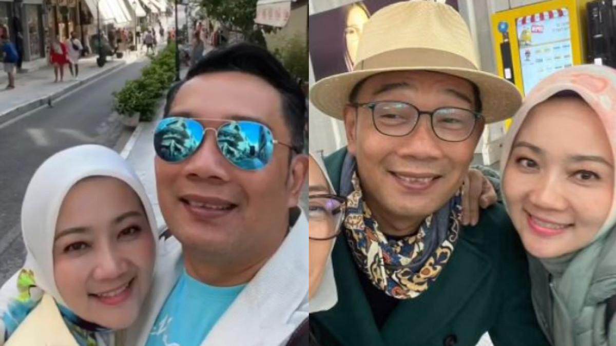 LIBURAN RIDWAN KAMIL - Atalia Praratya tampak sangat bahagia bertemu Ridwan Kamil, fakta asli memilukan, Kang Emil diduga baru selesai liburan dengan Aura Kasih.