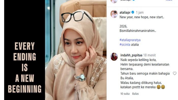 Mengawali tahun 2026, Atalia Praratya kembali mencuri perhatian publik m