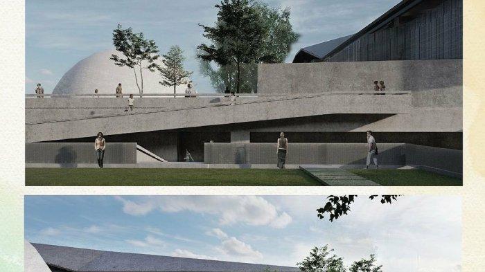 Tangkapan layar rancangan desain revitalisasi Planetarium dari akun instagram Gubernur DKI Jakarta Anies Baswedan.