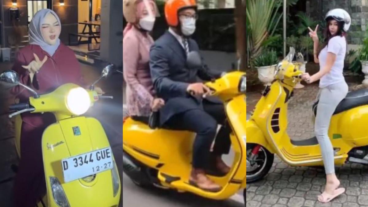 ISI GARASI AURA KASIH - Menilik isi garasi Aura Kasih yang dipenuhi mobil dan motor mahal. Ada kesamaan antara sepeda motor Aura Kasih, Lisa Mariana, dan Atalia Praratya.