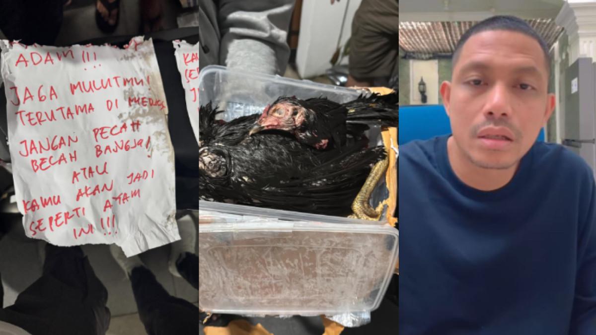 TEROR - DJ Donny menerima teror imbas kerap bersuara di media sosial. Teror tersebut salah satunya berupa kiriman bangkai ayam.