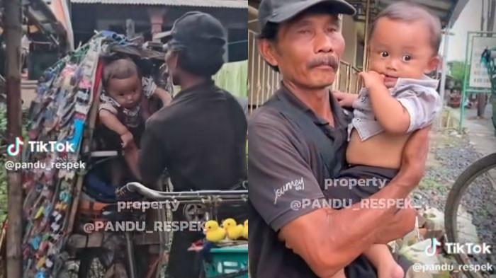 ANAK - Penjual aksesoris bernama Dayat viral setelah jualan berkeliling sambil membawa anak di Kota Cirebon. Kini ia ditemui Gubernur.