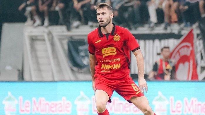 Pemain asal Spanyol Ramon Bueno saat memperkuat Persija Jakarta dalam musim kompetisi Liga 1 2024/2025.