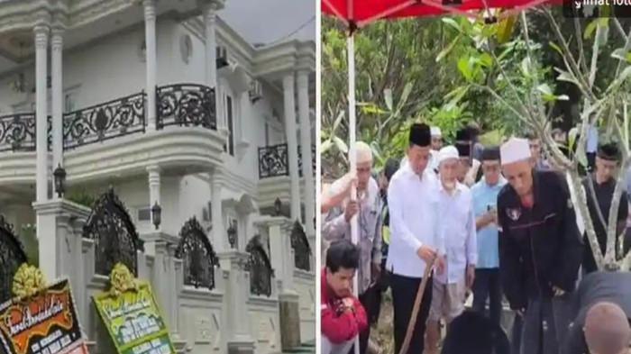 DUGAAN PEMBUNUHAN - Kolase pemakaman bocah berusia 9 tahun yang diduga merupakan korban pembunuhan di rumah mewah di Kota Cilegon, Banten. DPP Partai Keadilan Sejahtera (PKS) meminta aparat penegak hukum mengusut secara tuntas kasus dugaan pembunuhan seorang anak di Kota Cilegon.