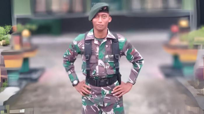 TEWAS DIANIAYA- Pratu Farkhan Syauqi Marpaung, anggota Batalyon Infanteri 113/Jaya Sakti, Aceh tewas diduga dianiaya seniornya saat bertugas di perbatasan Indonesia dan Papua Nugini. Pihak keluarga sangat menyayangkan insiden ini.