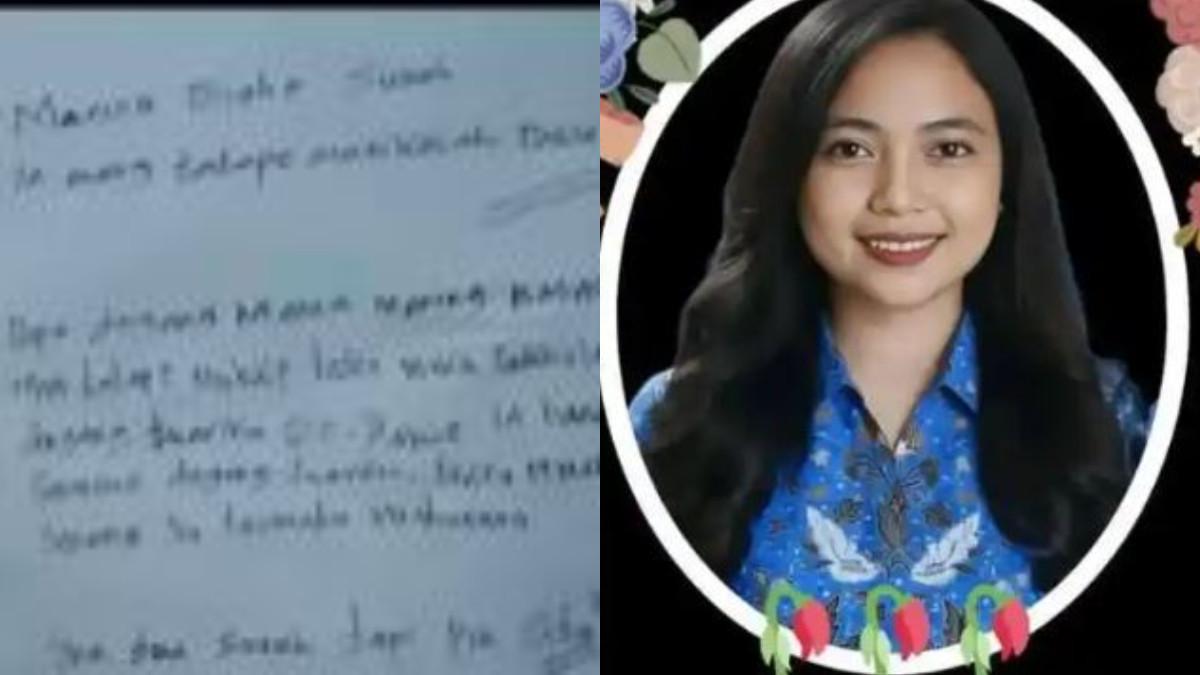 KASUS MAHASISWI UNIMA - Evia Maria Mangolo, mahasiswi Fakultas Ilmu Pendidikan dan Psikologi (FIPP) UNIMA, sempat tulis pesan terakhir sebelum bunuh diri, diduga depresi dilecehkan dosen.