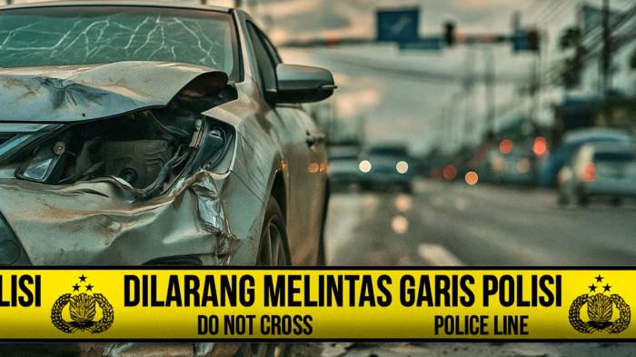 ILUSTRASI TABRAKAN - Gambar ini diolah dengan menggunakan AI pada Senin (8/9/2025). Terjadi tabrakan beruntun di kawasan BSD City Tangerang Selatan Banten pada Kamis (1/1/2026) dini hari.