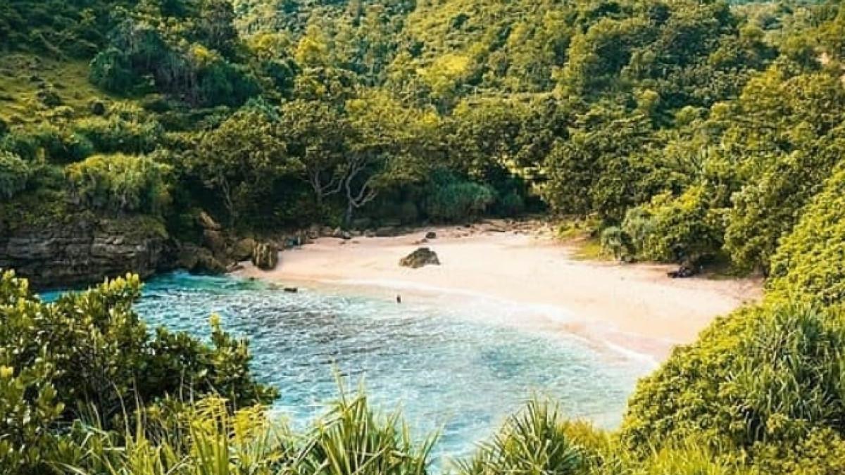 Pantai Ngetun atau Pantai Ngitun, tempat wisata hits di Gunungkidul, Jogja.