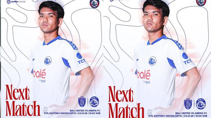 AREMA FC - Laga lanjutan Super League 2025/2-26 pekan ke -16 mempertemukan Arema FC Vs Bali United di Stadion Kapten I Wayan Dipta, Minggu (4/1/2025).