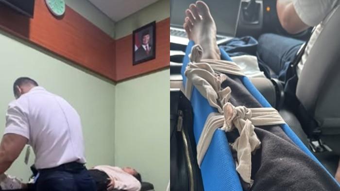 KONDISI AQIA - Aqia Nurfadla, istri Fiersa Besari mengalami kecelakaan ditabrak mobil di Stasiun Gambir, Jakarta Pusat pada Sabtu (3/1/2026) pagi kini alami cidera kaki.