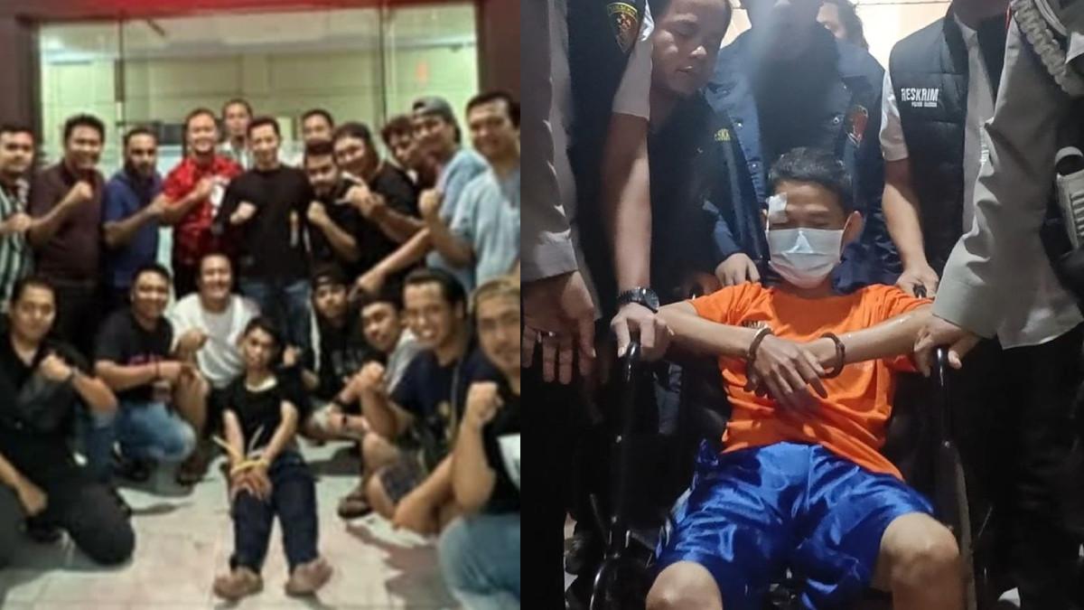 PEMBUNUH ANAK POLITISI - HA (31) tersangka pembunuhan anak politkus PKS Cilegon diperlihatkan saat rilis kasus di Mapolres Cilegon, Senin (5/1/2026). Terungkap alasan HA melakukan perampokan hingga pembunuhan meski bergaji fantastis.