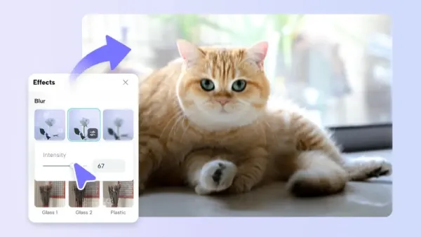 pippit AI संपादन प्रभाव Pippit AI चॅट संदेश लपवा