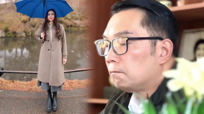 PERCERAIAN RIDWAN KAMIL - Mantan Gubernur Jawa Barat, Ridwan Kamil (KANAN) ketika menjelaskan statusnya sebagai kurator IKN dalam postingan yang dibagikan melalui Instagram pribadi pada Jumat (24/5/2024). Penyanyi Aura Kasih (KIRI) memakai mantel dan membawa payung biru dalam foto liburan yang dibagikan di Instagram pribadi Jumat (26/12/2025). Kini spekulasi liar terjawab, penyebab Ridwan Kamil sering menyebut nama 
