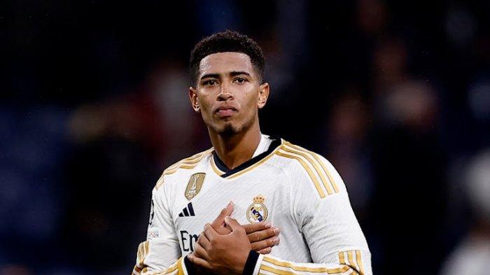 Jude Bellingham tampil apik dengan cetak 1 gol kontra Napoli, gol tersebut membuat dirinya kembali pecahkan rekor (REUTERS)