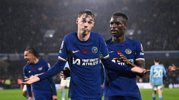 Cole Palmer usai cetak gol keempat Chelsea dilaga ini untuk selamatkan the blues dari kekalahan