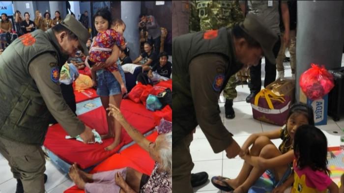 YSK bertemu korban bencana di Siau. Foto 4