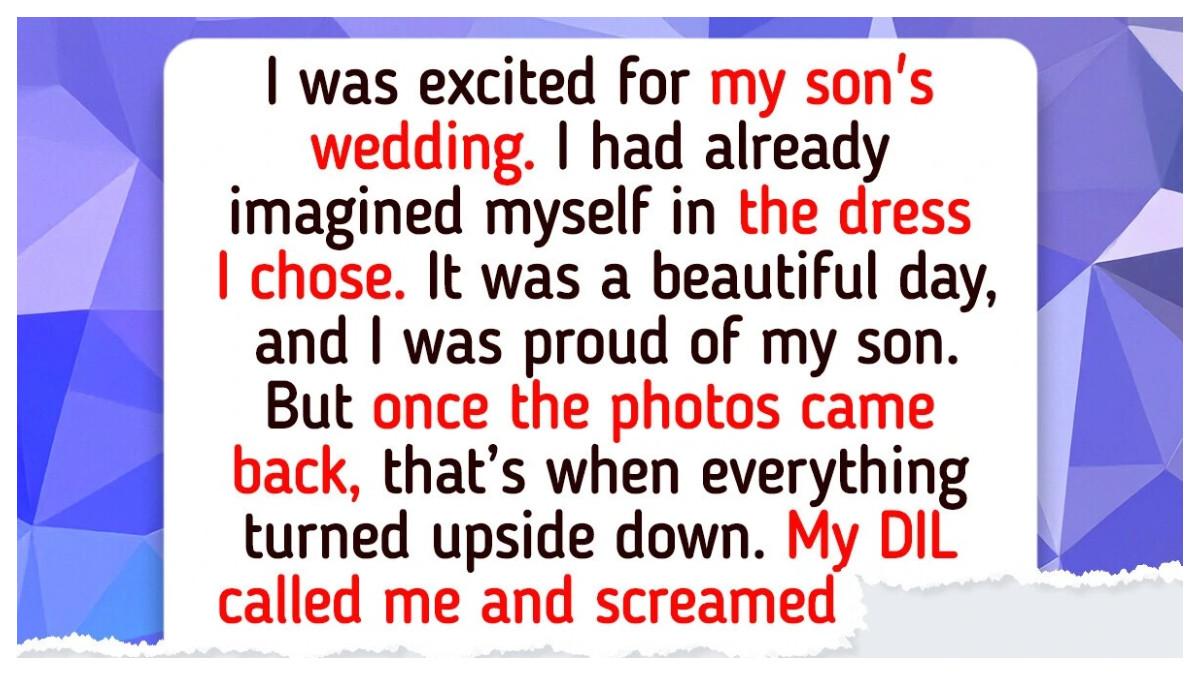 Gaun berwarna krem yang dikenakan Patricia di pernikahan putranya tampak putih dalam hasil foto akibat pantulan sinar matahari. Kesalahpahaman ini memicu konflik dengan menantu perempuan yang menilai hal tersebut merusak momen spesialnya