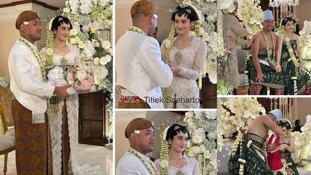 ANDREA SCHERER MITONI - Foto pernikahan Andrea Scherer dan Haryo Putra yang diunggah Titiek Soeharto Januari lalu