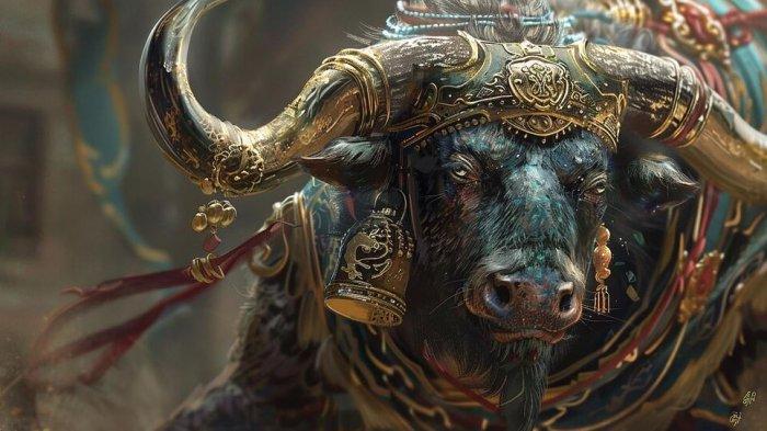 Ilustrasi Shio Kerbau.