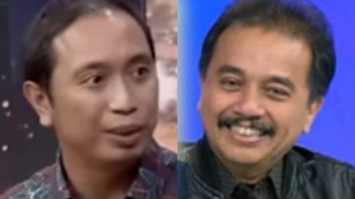 KALAH TELAK - Ahli hukum pidana UI, Aristo Pangaribuan (kiri) menyebut Roy Suryo (kanan) sangat bisa dipidana. Dia bahkan menyebut Jokowi sudah menang telak.