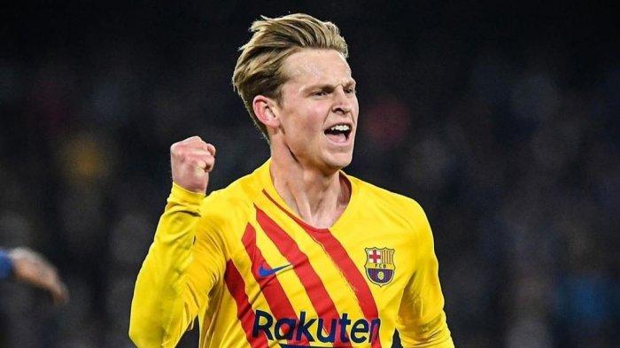 Gelandang Barcelona, Frenkie de Jong.